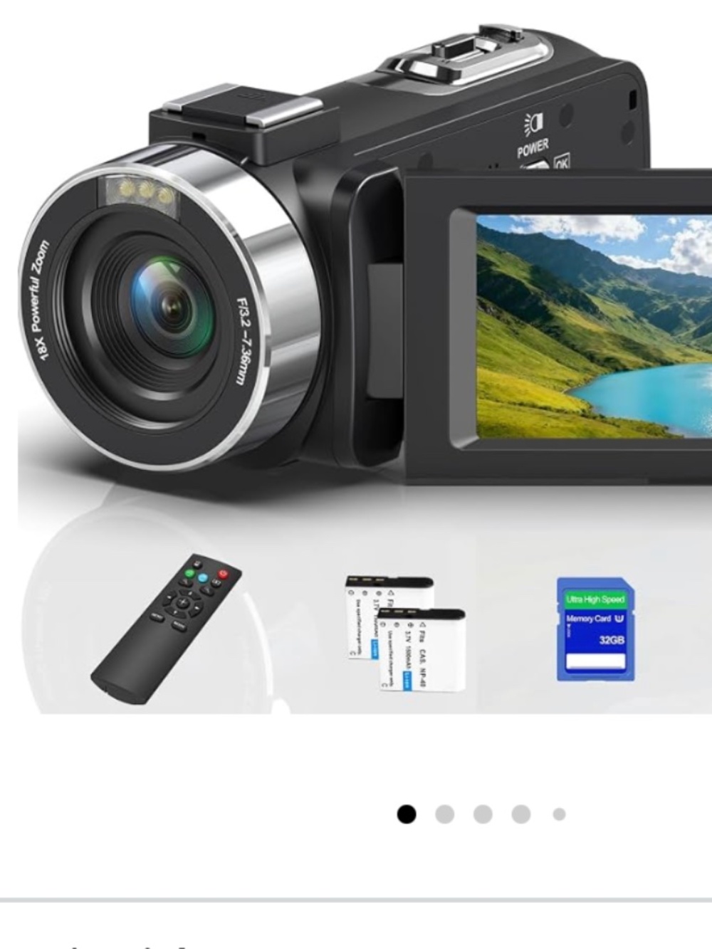 NEW 8K 64MP Video Camera 18X Digital Camcorder